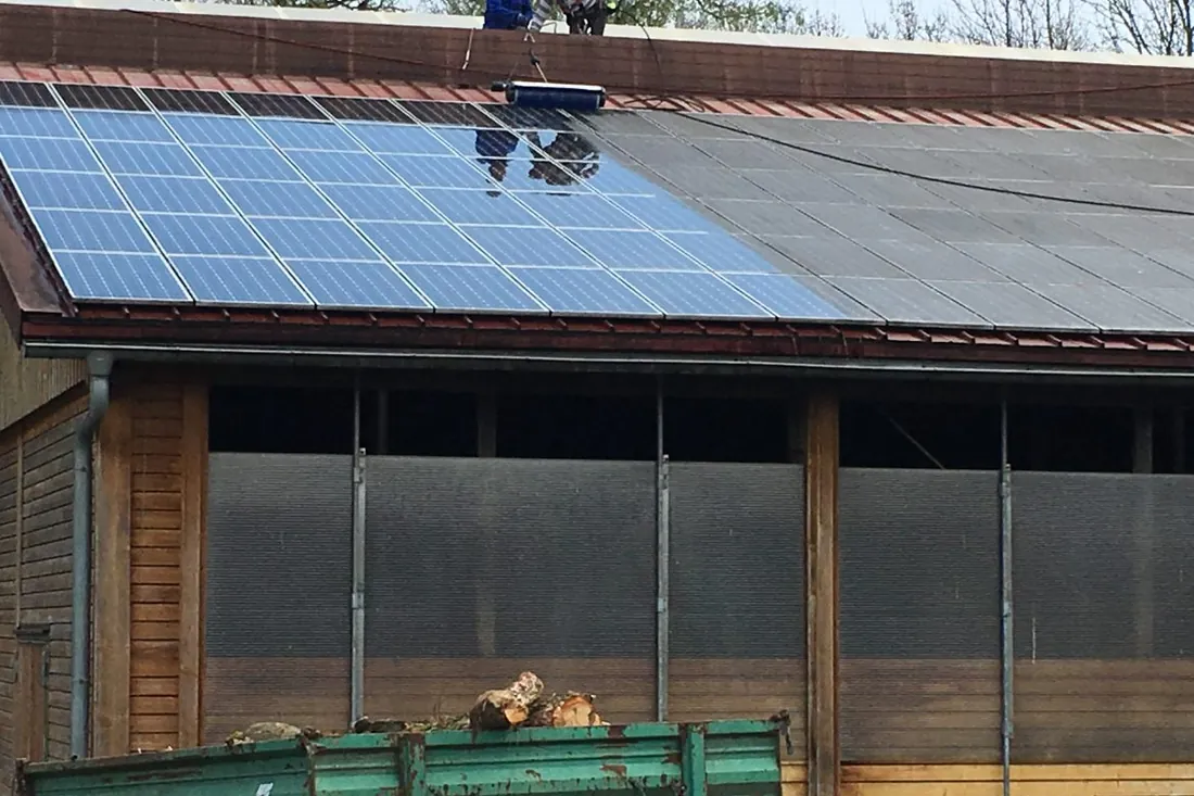 Photovoltaik-Reinigung — Referenzprojekt in Landkreis Wunsiedel