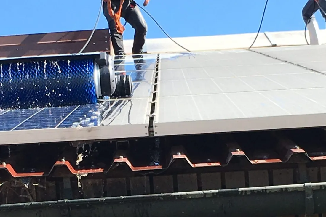Photovoltaik-Reinigung — Referenzprojekt in Kreis Hollfeld