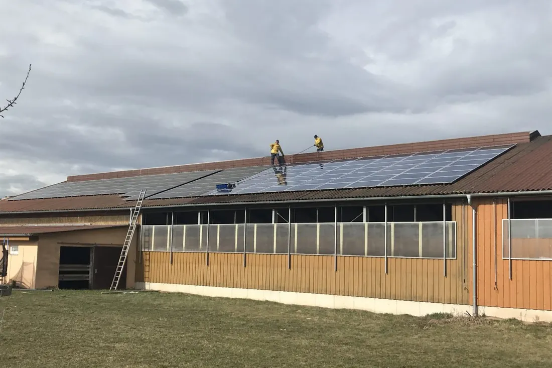 Photovoltaik-Reinigung — Referenzprojekt in Ebnath