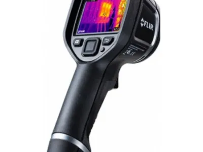 Thermografie-Aufnahme einer Photovoltaik-Anlage